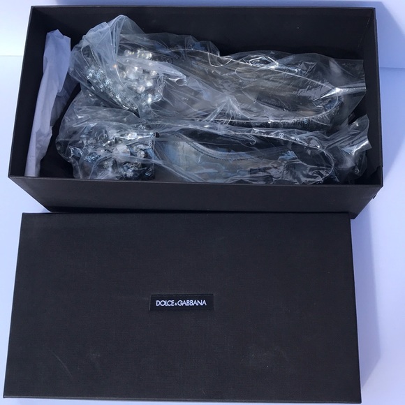 Authentic Dolce & Gabbana flats  crystals size 37 - Picture 5 of 8